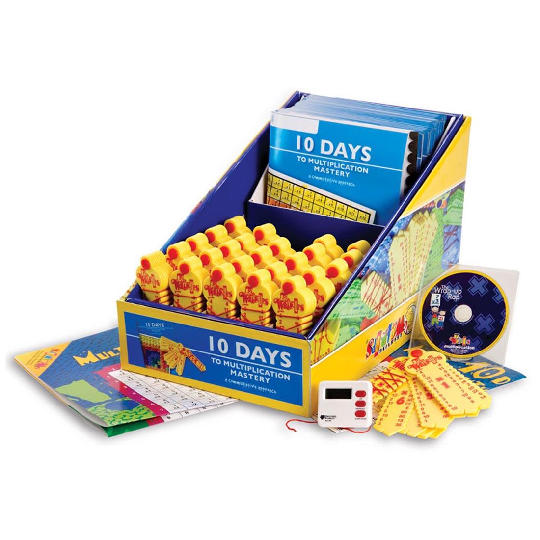 Learning Wrap-Ups 10 Days to Multiplication Mastery Class Kit
